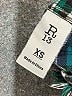 R13 Plaid Blue Long Sleeve Button-Down Shirt Size XS - photo 7