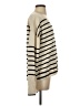 La Ligne Stripes Ivory Silk Pullover Sweater Size S - photo 4