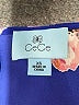 CeCe 100% Polyester Blue Short Sleeve Blouse Size XS - photo 7
