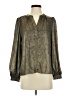 Current Air 100% Polyester Green Long Sleeve Blouse Size XS - photo 1