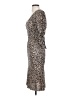Boohoo Animal Print Brown Cocktail Dress Size 2 - photo 5