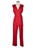iris 100% Polyester Solid Red Jumpsuit Size M - photo 1