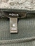 Aqua Solid Black Casual Dress Size L - photo 6