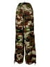 Tinseltown 100% Nylon Camo Green Cargo Pants Size XS - photo 2