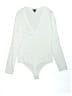 Express Outlet White Ivory Bodysuit Size M - photo 1