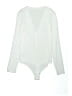 Express Outlet White Ivory Bodysuit Size M - photo 2