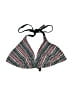 Kona Sol Print Red Swimsuit Top Size M - photo 1