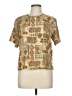 Sag Harbor 100% Rayon Tan Short Sleeve Blouse Size M (petite) - photo 1