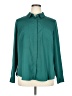 Lane Bryant Solid Teal Long Sleeve Blouse Size 14 - 16 Plus - photo 1