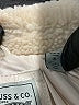 Levi's 100% Polyurethane Ivory Faux Fur Jacket Size S - photo 6