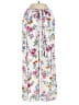 New Look 100% Rayon Floral White Casual Pants Size S - photo 1