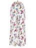 New Look 100% Rayon Floral White Casual Pants Size S - photo 2