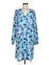 Ichi Print Blue Casual Dress Size M - photo 1