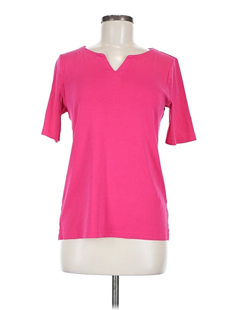 Pre-owned Talbots Short Sleeve T-shirt In Pink