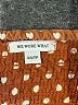 WeWoreWhat 100% Cotton Polka Dots Brown Short Sleeve Blouse Size XS - photo 3