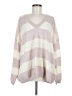 ALLSAINTS Stripes Pink Pullover Sweater Size M - photo 1