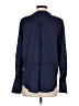 Habitual 100% Viscose Blue Long Sleeve Blouse Size Sm (1) - photo 2