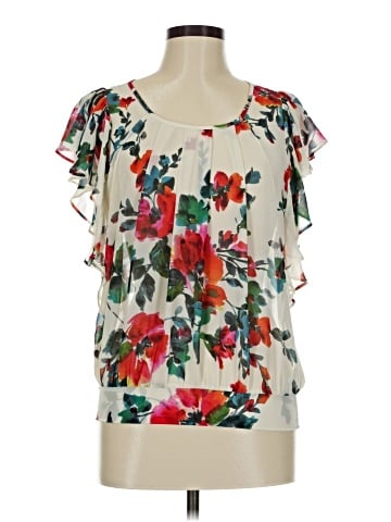 Black Rainn Short Sleeve Blouse (view 1)