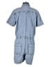 Gap 100% Cotton Solid Blue Romper Size S - photo 2