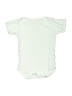 Assorted Brands 100% Cotton Solid Green Short Sleeve Onesie Size 12-18 mo - photo 1
