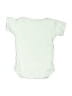 Assorted Brands 100% Cotton Solid Green Short Sleeve Onesie Size 12-18 mo - photo 2