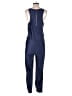 CQ by CQ 100% Polyester Solid Blue Jumpsuit Size M - photo 2