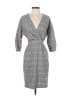Babaton Plaid Gray Casual Dress Size 4 - photo 1