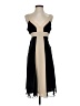 Jonathan Martin 100% Polyester Color Block Black Cocktail Dress Size 4 (petite) - photo 1