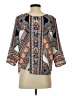 Glam Gray 3/4 Sleeve Blouse Size S - photo 2