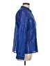Peter Nygard Blue Long Sleeve Blouse Size 10 - photo 4