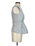 J.Crew 100% Cotton Blue Sleeveless Blouse Size XXS - photo 4