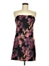 Lulus 100% Polyester Print Black Cocktail Dress Size M - photo 1