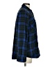 Express Plaid Blue Long Sleeve Button-Down Shirt Size S - photo 4