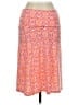 Pink Lotus Paisley Orange Pink Casual Skirt Size M - photo 2
