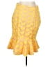 Gianni Bini 100% Polyester Paisley Yellow Formal Skirt Size L - photo 1