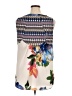 Fig and Flower Floral Ivory Sleeveless Blouse Size 1X - photo 2