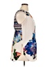 Fig and Flower Floral Ivory Sleeveless Blouse Size 1X - photo 4