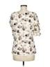 Ann Taylor Ivory Short Sleeve Blouse Size 6 - photo 2