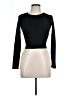DAZY Black Long Sleeve Top Size L - photo 1