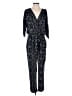 Elevenses 100% Polyester Paisley Blue Jumpsuit Size S - photo 1