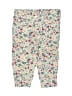 Carter's 100% Cotton Floral Ivory Casual Pants 3-6 MO / 6 MO - photo 1