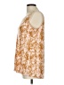 Logo Layers Gold Sleeveless Blouse Size L - photo 5