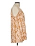 Logo Layers Gold Sleeveless Blouse Size L - photo 4