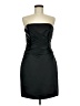 Assorted Brands 100% Polyester Solid Black Cocktail Dress Size 8 - photo 1