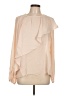 Hayden 100% Polyester Tan Long Sleeve Blouse Size L - photo 1