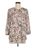 Not Your Daughter's Jeans 100% Polyester Pink 3/4 Sleeve Blouse Size M - photo 1