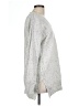 Eight Eight Eight Metallic Silver Pullover Sweater Size L - photo 4