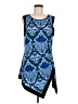 Peter Nygard Graphic Blue Cocktail Dress Size M - photo 1