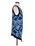 Peter Nygard Graphic Blue Cocktail Dress Size M - photo 4