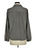 Pleione 100% Polyester Tweed Gray Long Sleeve Blouse Size M - photo 2
